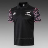 New Zealand All Blacks Maori Rugby Jersey Polo 2019 Black