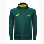 South Africa Rugby Hooded Jacket 2018-2019 Green
