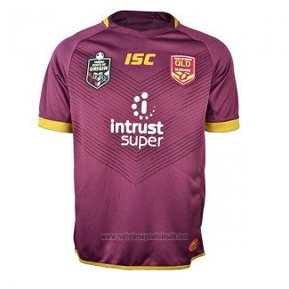 Queensland Maroons Rugby Jersey 2018 Brown