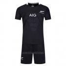 Kid's Kits New Zealand All Blacks Rugby Jersey 2019-2020 Home