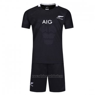 Kid's Kits New Zealand All Blacks Rugby Jersey 2019-2020 Home