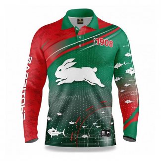 NRL South Sydney Rabbitohs Rugby Jersey 2022 Fish Finder