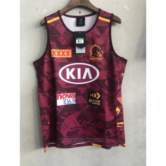 Tank Top Brisbane Broncos Rugby Jersey 2021 Training