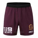 Brisbane Broncos Rugby Shorts 2020 Marron