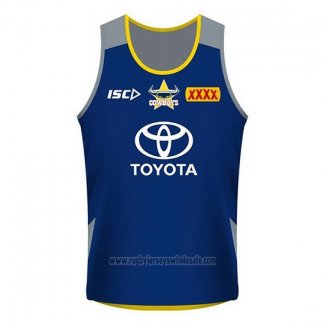 North Queensland Cowboys Rugby Tank Top 2018-2019 Blue