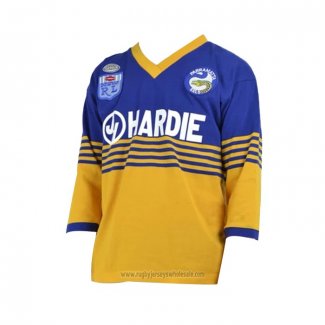 Parramatta Eels Long Sleeve Rugby Jersey 1986 Retro