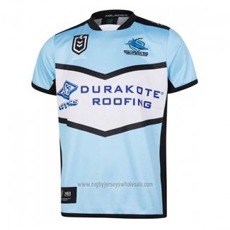 Cronulla Sutherland Sharks Rugby Jersey 2019 Home