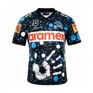 Cronulla Sutherland Sharks Rugby Jersey 2021 Indigenous